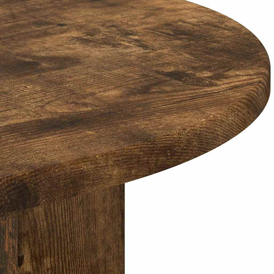 Bijzettafel Gerookt eiken 29,6 x 29,6 x 60 cm Bewerkt hout