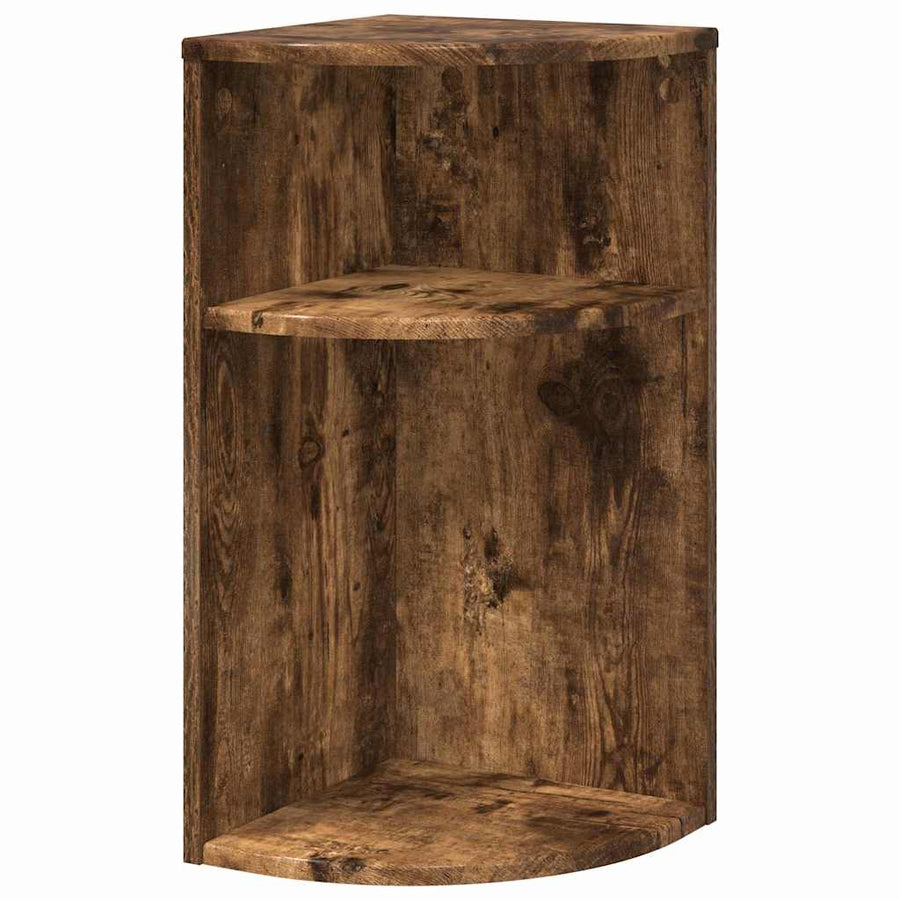 Bijzettafel Gerookt eiken 29,6 x 29,6 x 60 cm Bewerkt hout