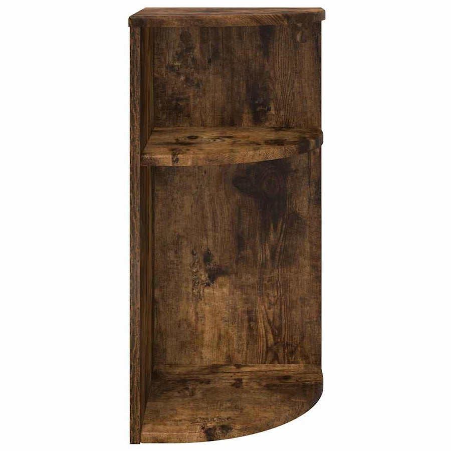 Bijzettafel Gerookt eiken 29,6 x 29,6 x 60 cm Bewerkt hout
