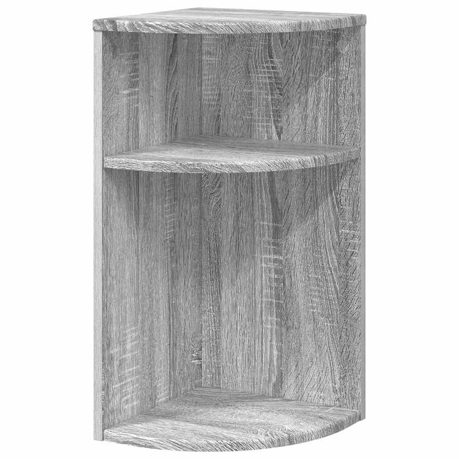 Bijzettafel Grijs Sonoma 29,6 x 29,6 x 60 cm Bewerkt hout