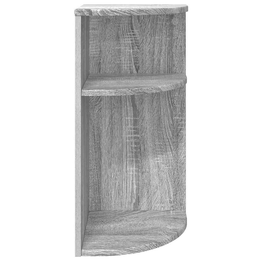 Bijzettafel Grijs Sonoma 29,6 x 29,6 x 60 cm Bewerkt hout