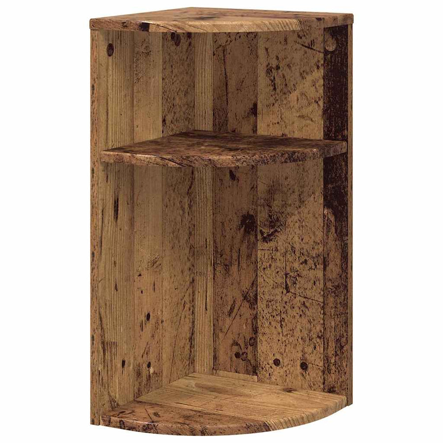 Bijzettafel Oudhout 29,6 x 29,6 x 60 cm Bewerkt hout