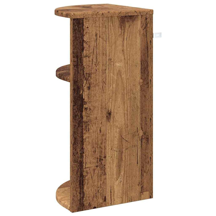 Bijzettafel Oudhout 29,6 x 29,6 x 60 cm Bewerkt hout