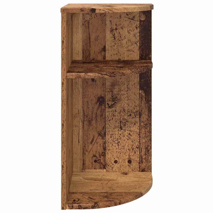 Bijzettafel Oudhout 29,6 x 29,6 x 60 cm Bewerkt hout