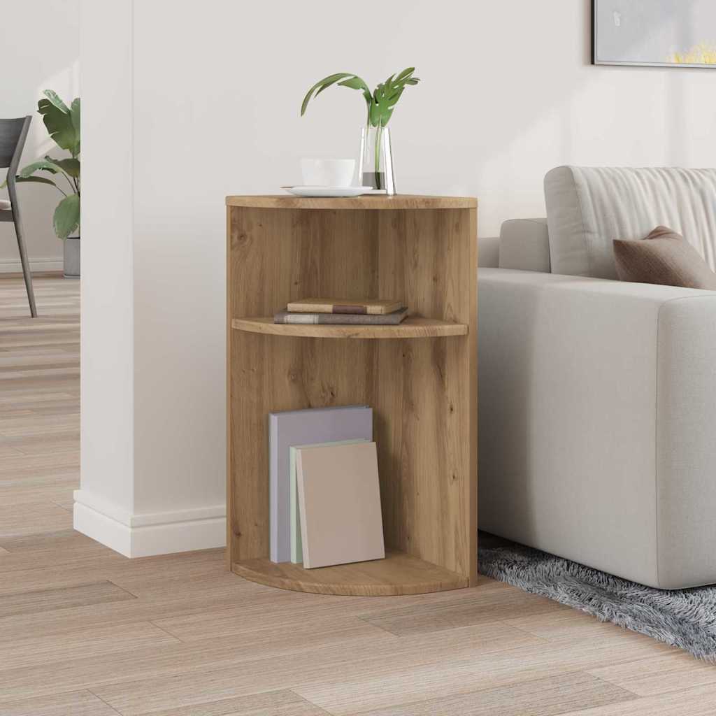 Bijzettafel Artisan Eiken 29,6 x 29,6 x 60 cm Bewerkt hout