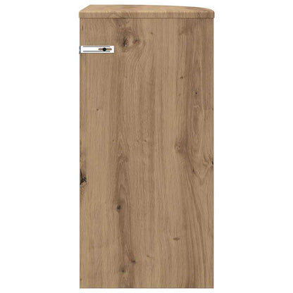 Bijzettafel Artisan Eiken 29,6 x 29,6 x 60 cm Bewerkt hout