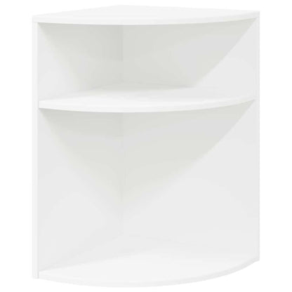 Bijzettafel Wit 39,7 x 39,7 x 60 cm Bewerkt hout