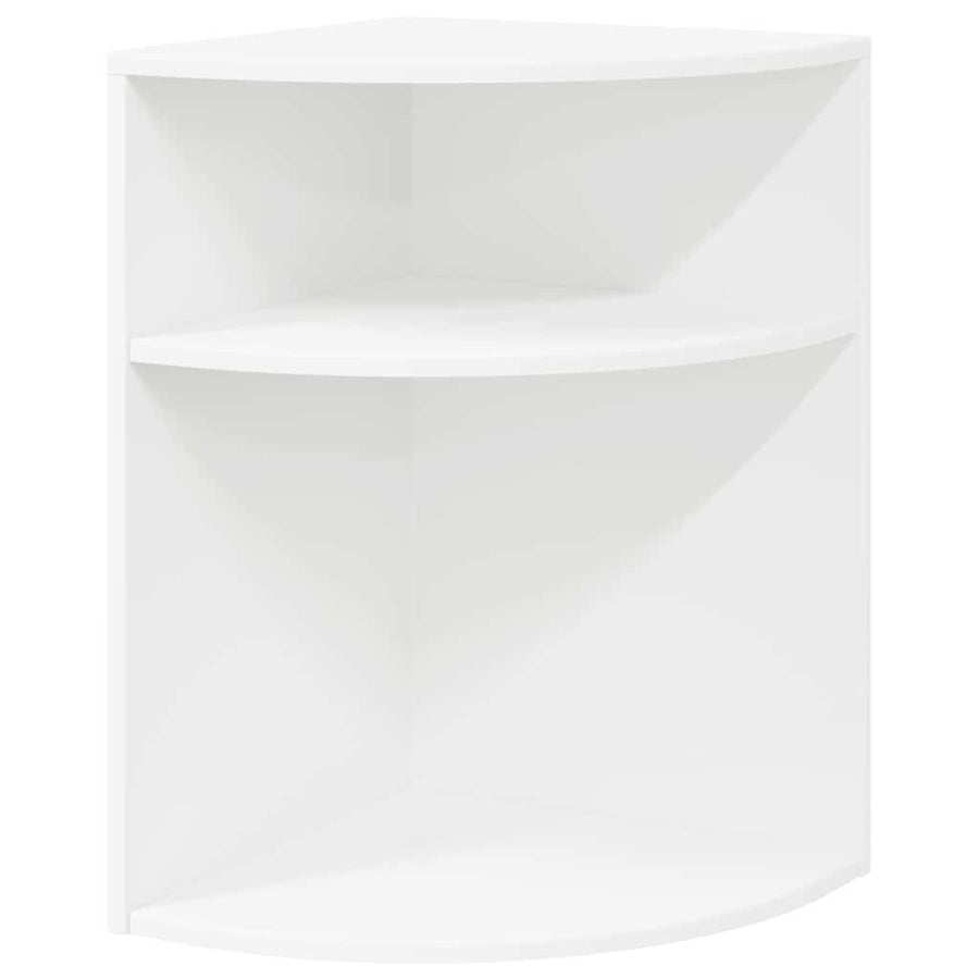 Bijzettafel Wit 39,7 x 39,7 x 60 cm Bewerkt hout