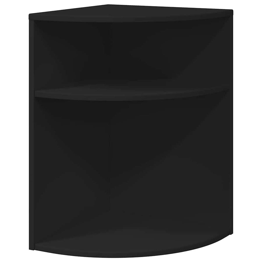 Bijzettafel Zwart 39,7 x 39,7 x 60 cm Bewerkt hout