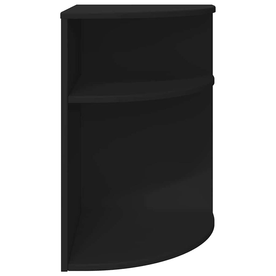 Bijzettafel Zwart 39,7 x 39,7 x 60 cm Bewerkt hout