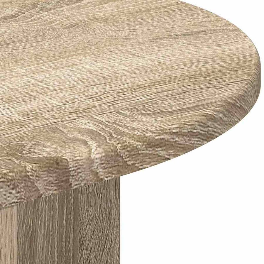 Bijzettafel Sonoma Eiken 39,7 x 39,7 x 60 cm Bewerkt hout