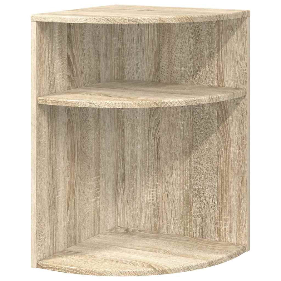 Bijzettafel Sonoma Eiken 39,7 x 39,7 x 60 cm Bewerkt hout