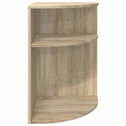 Bijzettafel Sonoma Eiken 39,7 x 39,7 x 60 cm Bewerkt hout