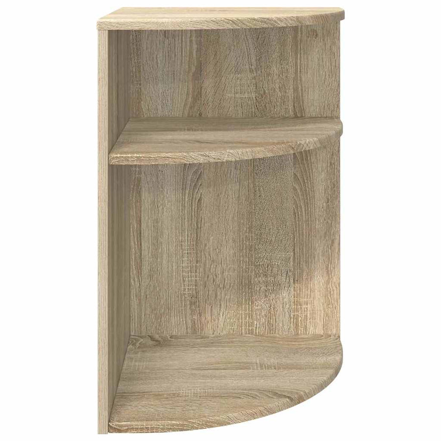 Bijzettafel Sonoma Eiken 39,7 x 39,7 x 60 cm Bewerkt hout
