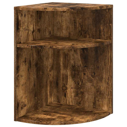 Bijzettafel Gerookt eiken 39,7 x 39,7 x 60 cm Bewerkt hout