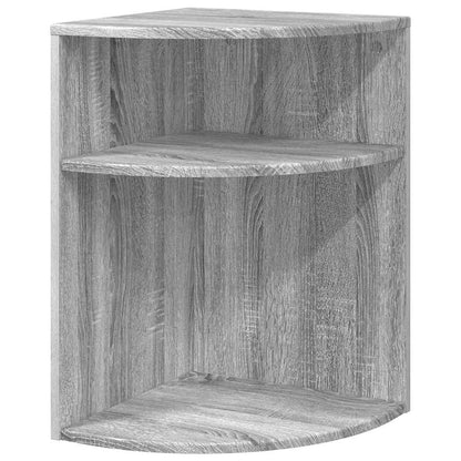 Bijzettafel Grijs Sonoma 39,7 x 39,7 x 60 cm Bewerkt hout