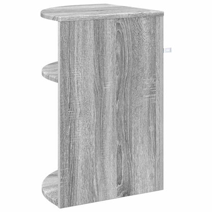 Bijzettafel Grijs Sonoma 39,7 x 39,7 x 60 cm Bewerkt hout