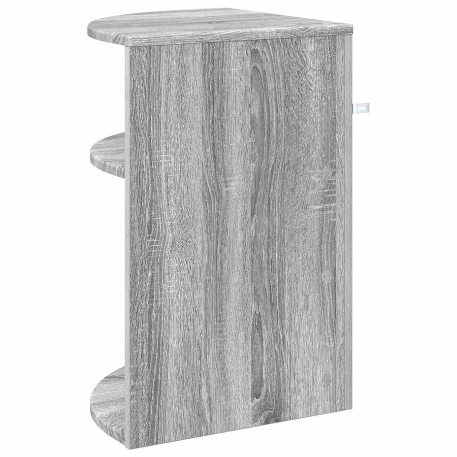 Bijzettafel Grijs Sonoma 39,7 x 39,7 x 60 cm Bewerkt hout