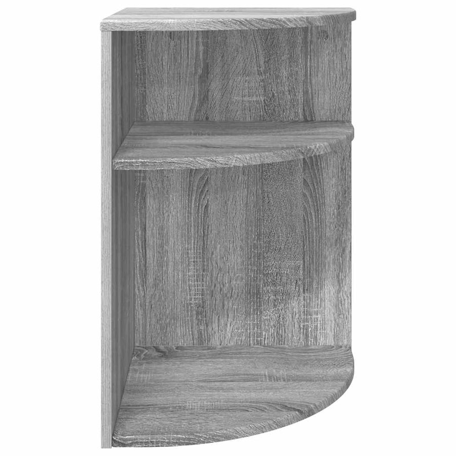 Bijzettafel Grijs Sonoma 39,7 x 39,7 x 60 cm Bewerkt hout