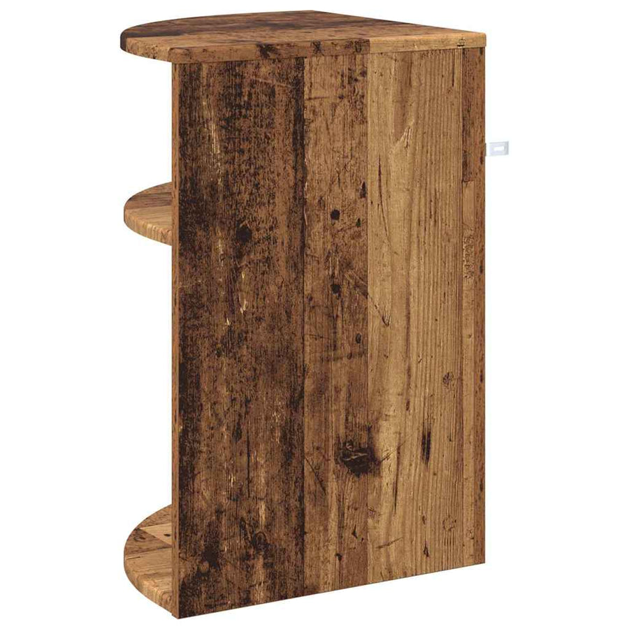 Bijzettafel Oudhout 39,7 x 39,7 x 60 cm Bewerkt hout