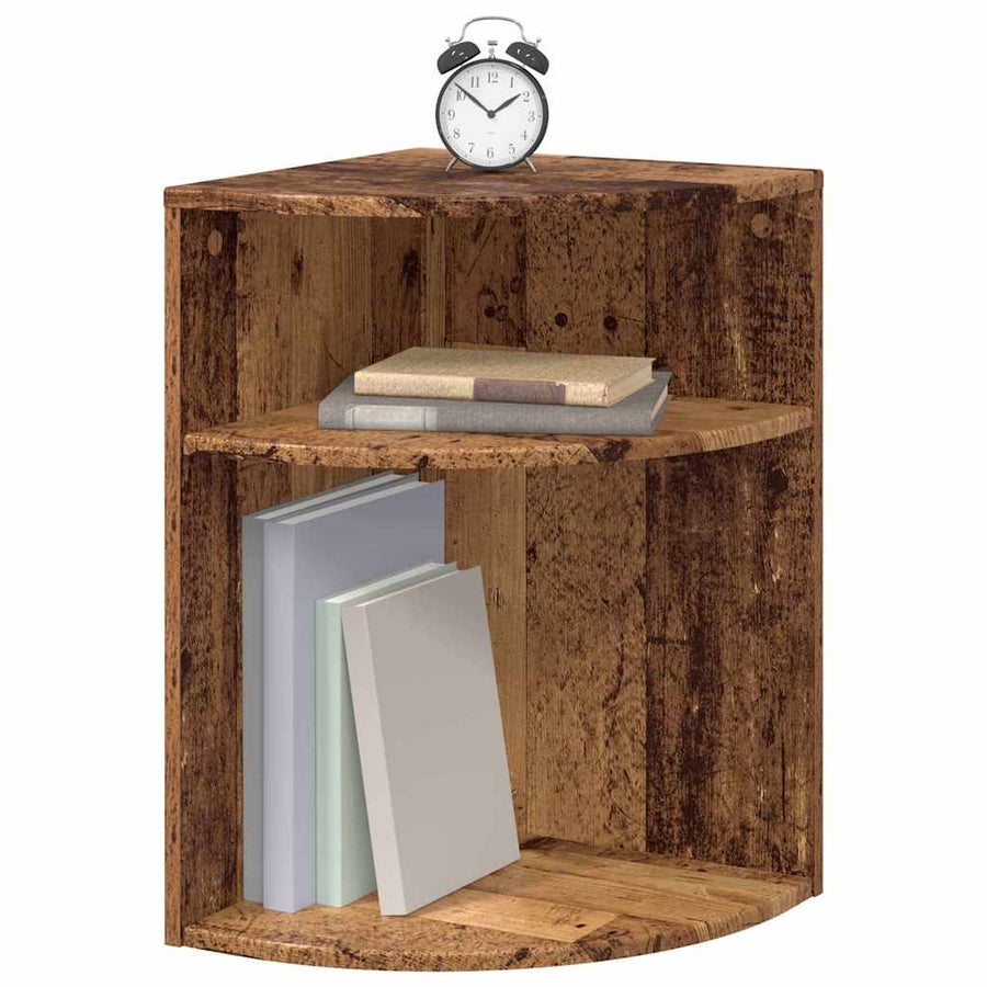 Bijzettafel Oudhout 39,7 x 39,7 x 60 cm Bewerkt hout