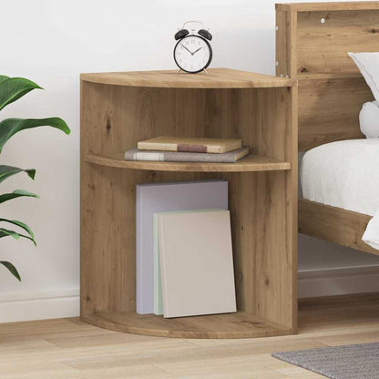 Bijzettafel Artisan Eiken 39,7 x 39,7 x 60 cm Bewerkt hout