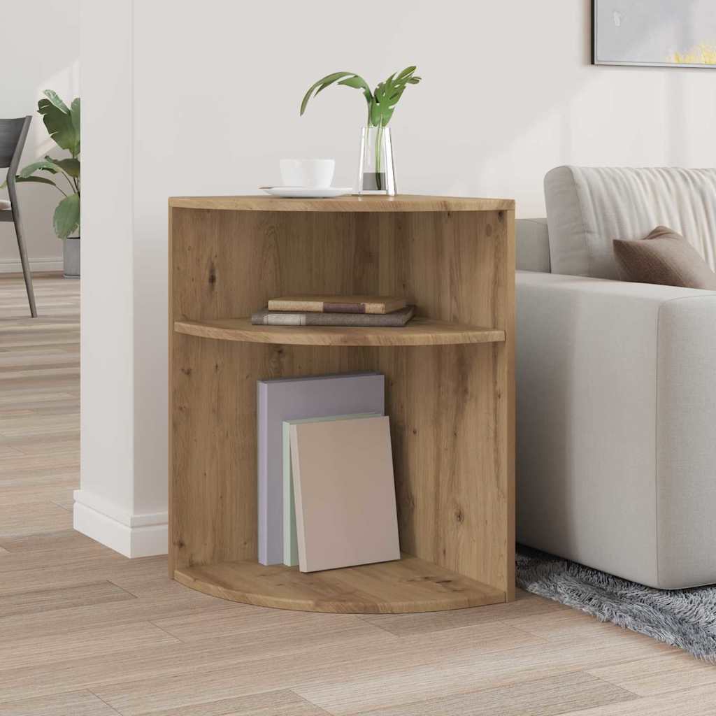 Bijzettafel Artisan Eiken 39,7 x 39,7 x 60 cm Bewerkt hout