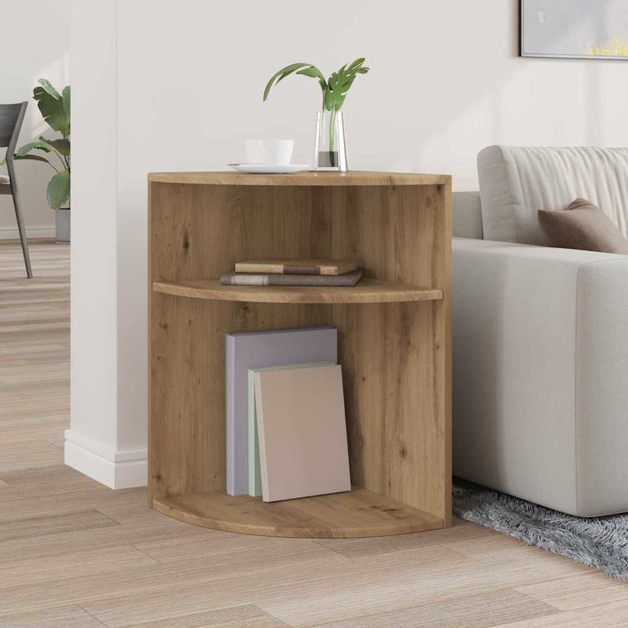 Bijzettafel Artisan Eiken 39,7 x 39,7 x 60 cm Bewerkt hout