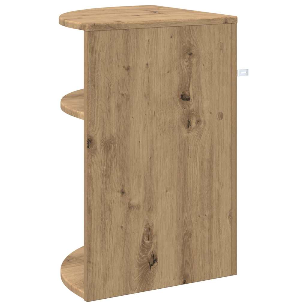 Bijzettafel Artisan Eiken 39,7 x 39,7 x 60 cm Bewerkt hout