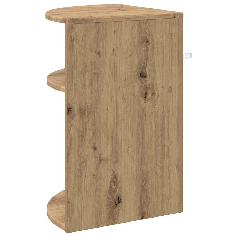 Bijzettafel Artisan Eiken 39,7 x 39,7 x 60 cm Bewerkt hout