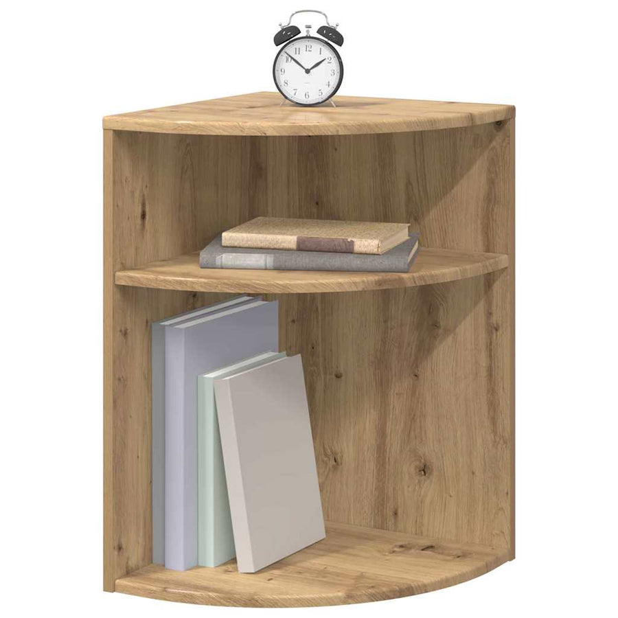 Bijzettafel Artisan Eiken 39,7 x 39,7 x 60 cm Bewerkt hout