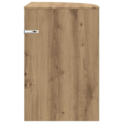 Bijzettafel Artisan Eiken 39,7 x 39,7 x 60 cm Bewerkt hout