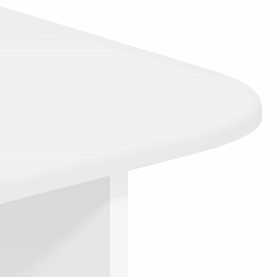 Salontafel Wit 93 x 53 x 33 cm Bewerkt hout