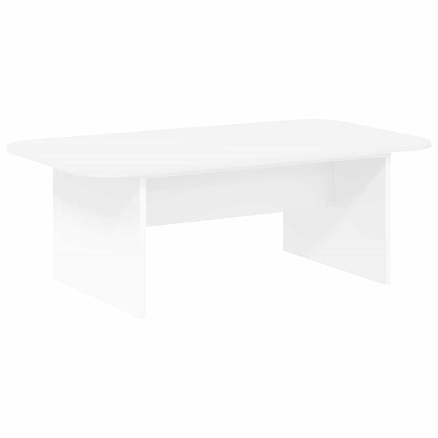 Salontafel Wit 93 x 53 x 33 cm Bewerkt hout