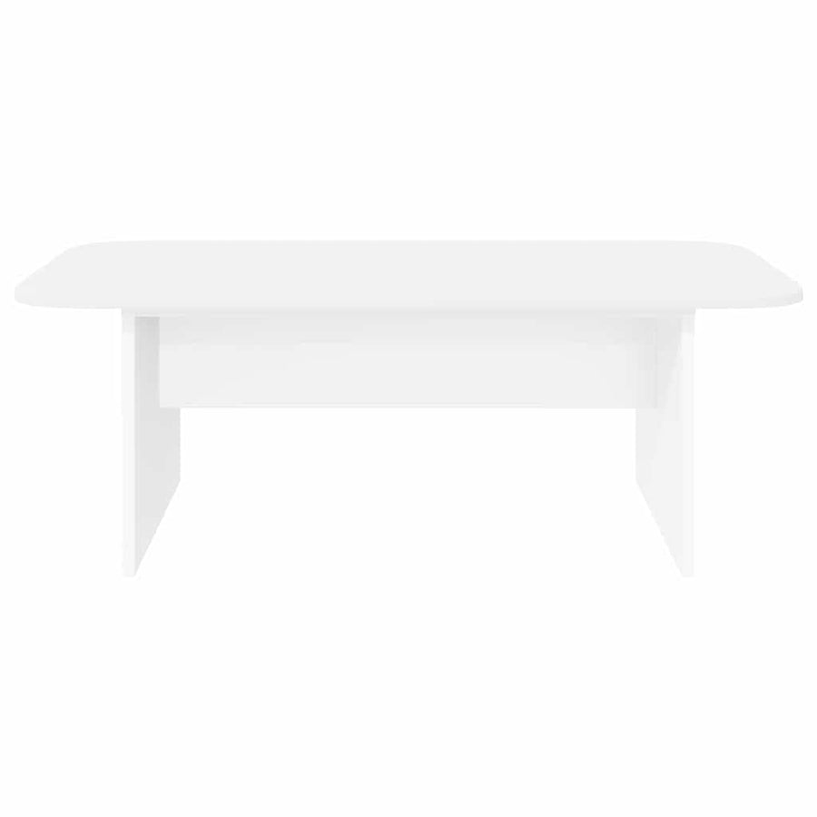Salontafel Wit 93 x 53 x 33 cm Bewerkt hout