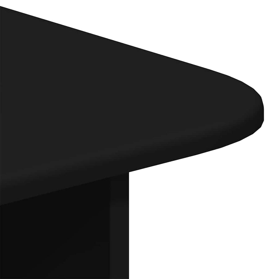 Salontafel Zwart 93 x 53 x 33 cm Bewerkt hout