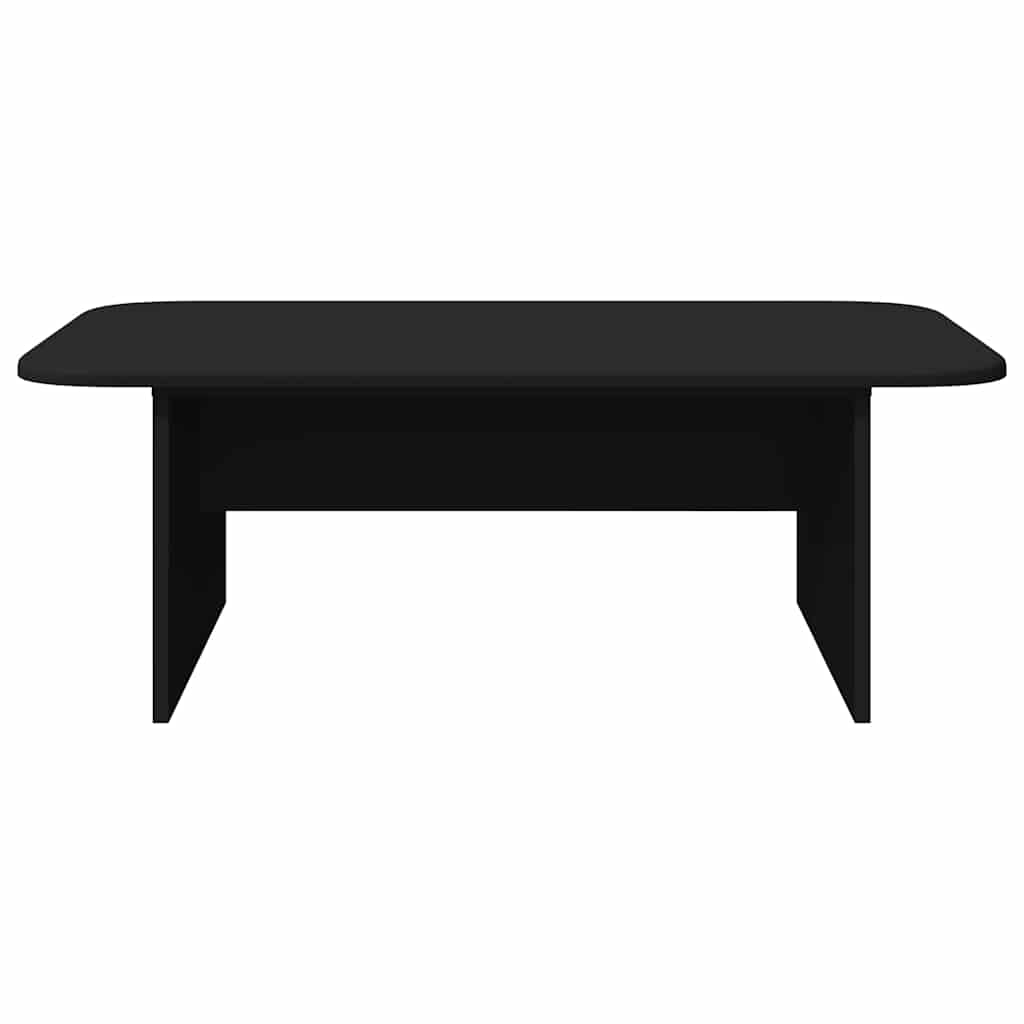 Salontafel Zwart 93 x 53 x 33 cm Bewerkt hout