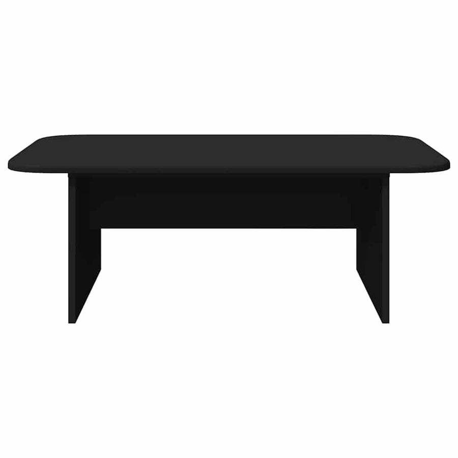 Salontafel Zwart 93 x 53 x 33 cm Bewerkt hout