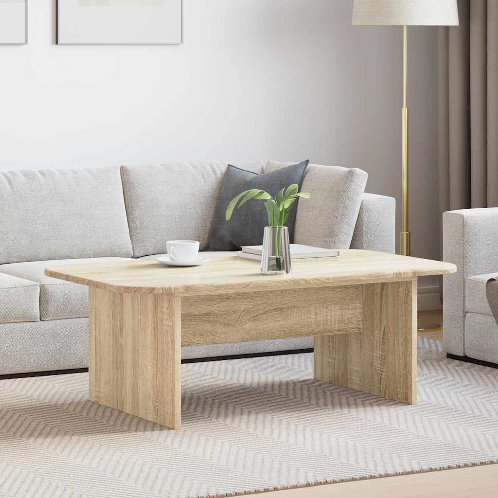 Salontafel Sonoma Eiken 93 x 53 x 33 cm Bewerkt hout