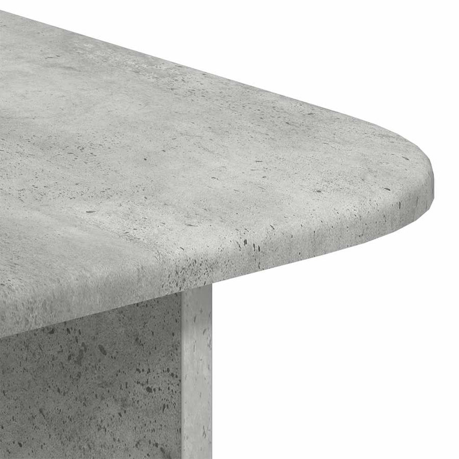 Salontafel Beton Grijs 93 x 53 x 33 cm Bewerkt hout