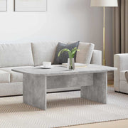 Salontafel Beton Grijs 93 x 53 x 33 cm Bewerkt hout