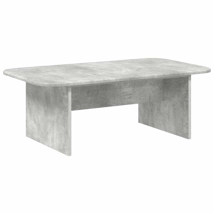 Salontafel Beton Grijs 93 x 53 x 33 cm Bewerkt hout