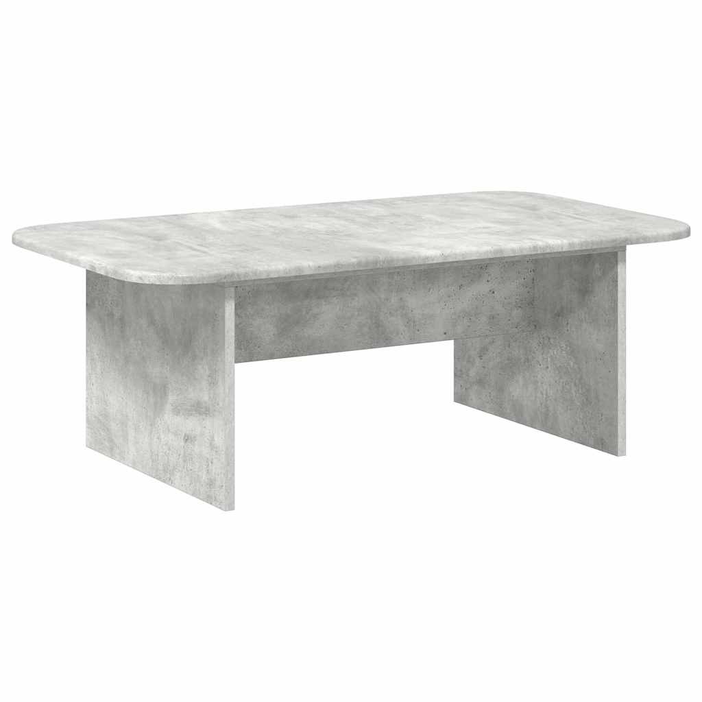 Salontafel Beton Grijs 93 x 53 x 33 cm Bewerkt hout