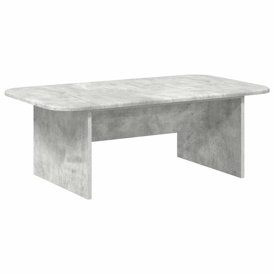 Salontafel Beton Grijs 93 x 53 x 33 cm Bewerkt hout