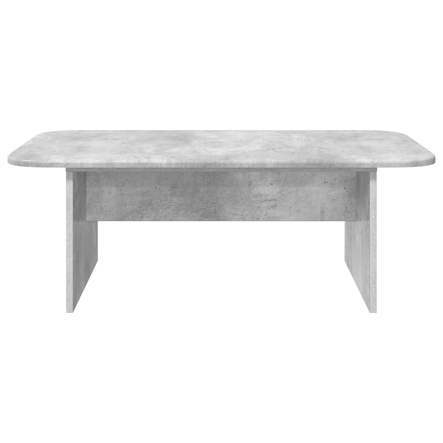 Salontafel Beton Grijs 93 x 53 x 33 cm Bewerkt hout