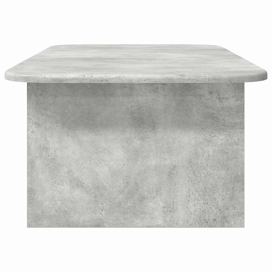 Salontafel Beton Grijs 93 x 53 x 33 cm Bewerkt hout