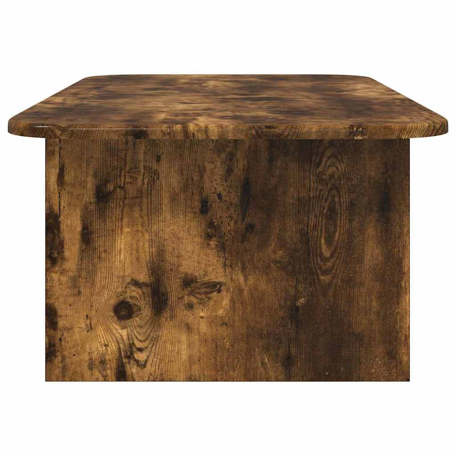 Salontafel Gerookt eiken 93 x 53 x 33 cm Bewerkt hout