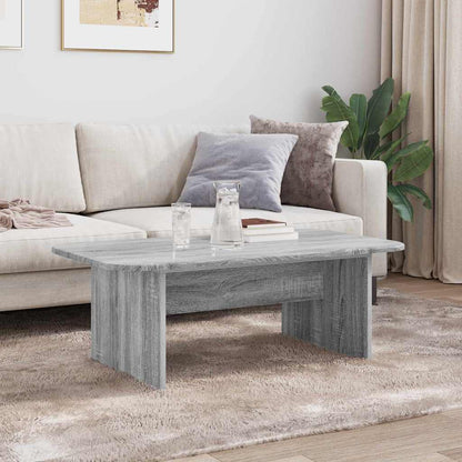 Salontafel Grijs Sonoma 93 x 53 x 33 cm Bewerkt hout