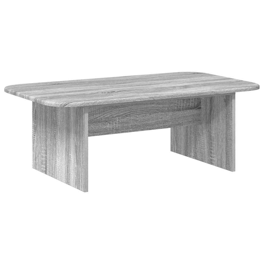 Salontafel Grijs Sonoma 93 x 53 x 33 cm Bewerkt hout