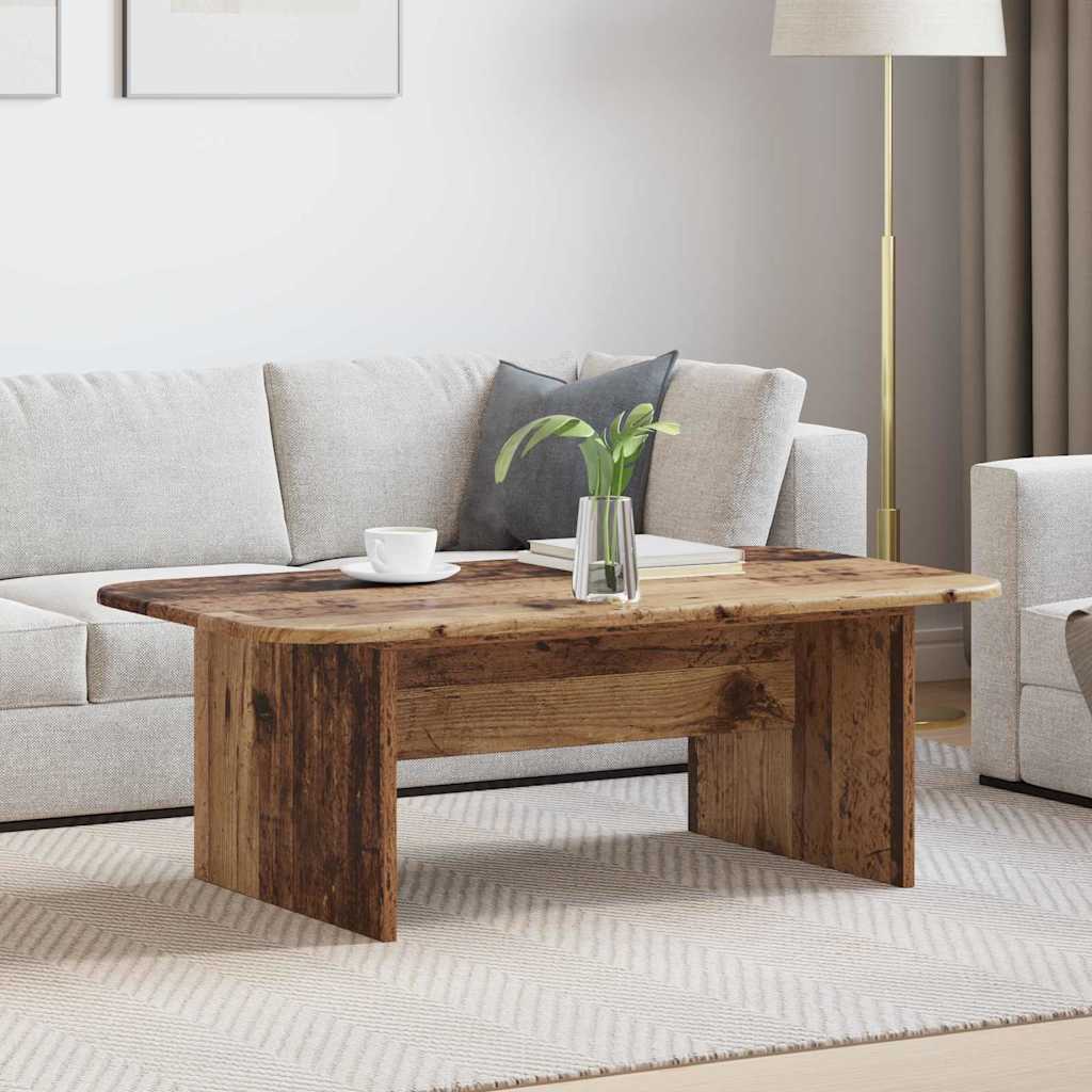 Salontafel Oudhout 93 x 53 x 33 cm Bewerkt hout